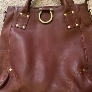Sapahn Chloe 4 way bag. Leather. Walnut. NWOT